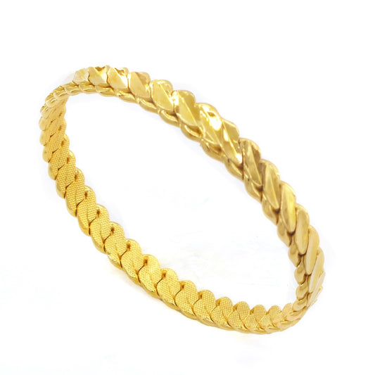 Adana Burma Bilezik – 22K Echtgold-vergoldet – 8,5 mm
