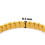 Adana Burma Bilezik – 22K Echtgold-vergoldet – 8,5 mm