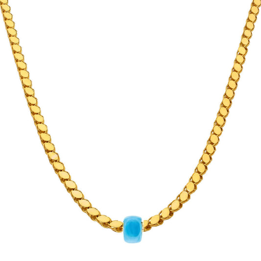 Gersten Halskette mit Opal
