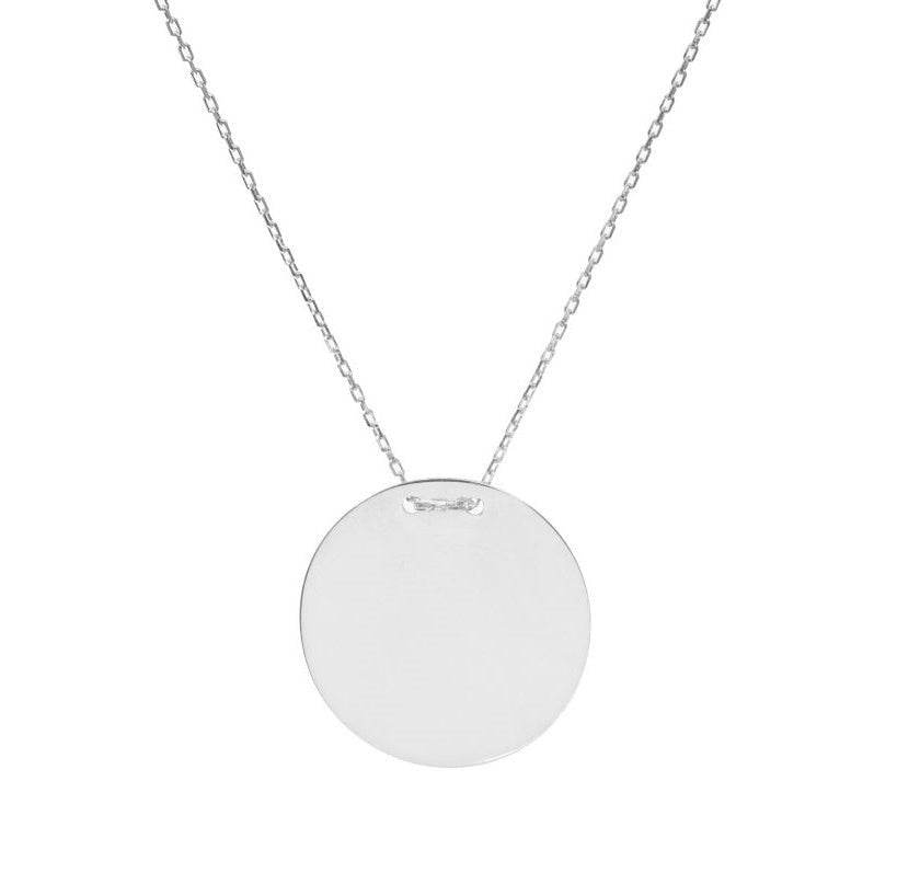 Disc necklace (custom engraving)