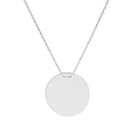 Disc necklace (custom engraving)
